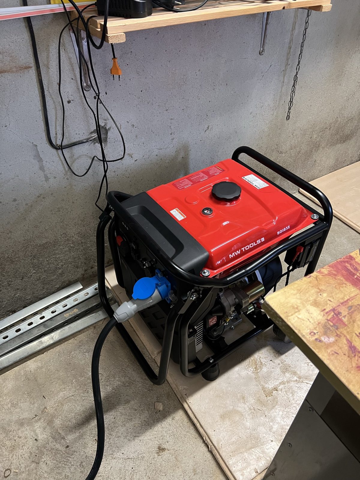 Groupe électrogène MW Tools en service
